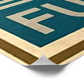 Balck Cat nur gebacken Sie ein wenig zu beenden di Poster (Ecke)