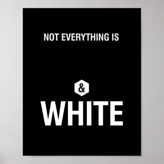 Balck & White - 8"x10" Kunstdrucken Poster (Vorne)