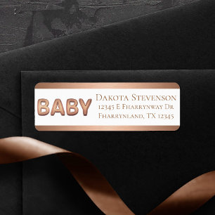 Balcon bébé   Elegante Rose Gold Douche Adresse
