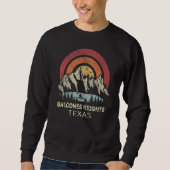 Balcones Heights Texas Mountain Sunset Sunrise Kay Sweatshirt (Vorderseite)