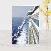 Balcony Row Bon Voyage Karte (Gelbe Blume)