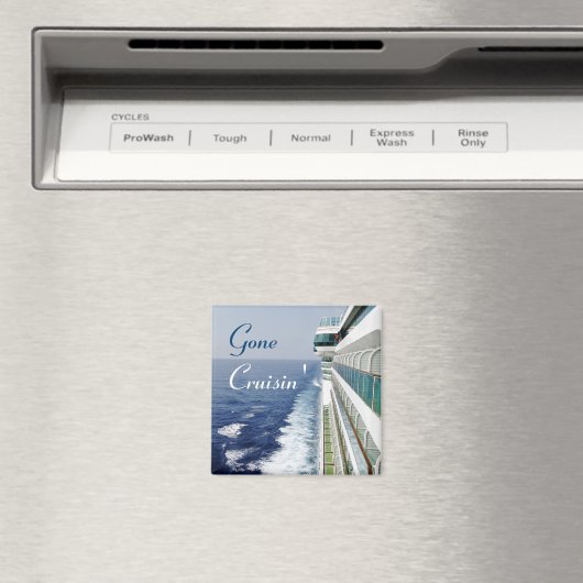 Balcony Row Gone Cruisin' Magnet (In Situ (Geschirrspüler))