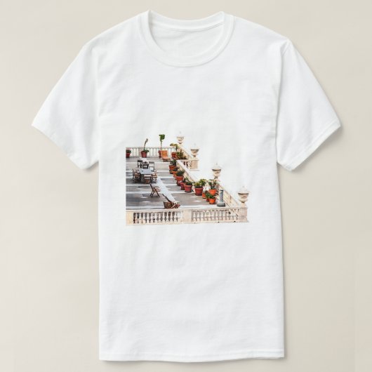 Balcony Terrace Blume T-Shirt (Design vorne)