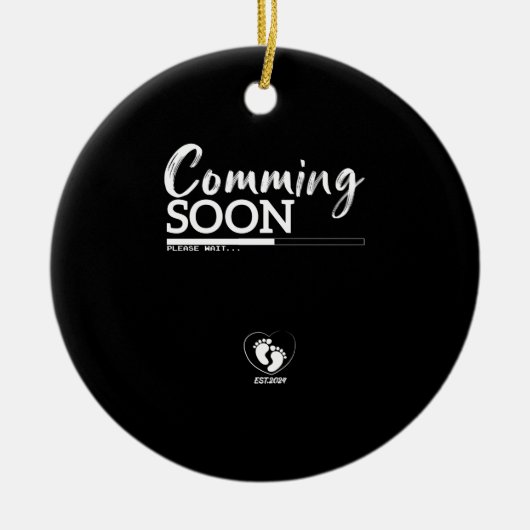 Bald 2024 keramik ornament (Vorne)