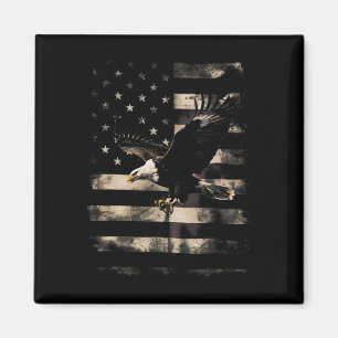 Bald Adler 4. Juli USA Flaggen Patriotische Not Magnet