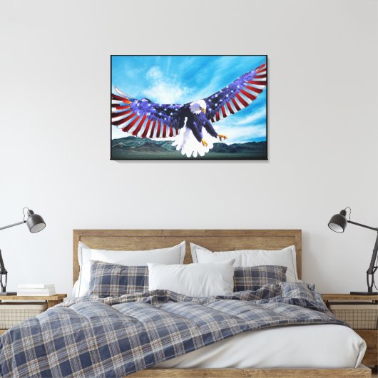 Bald Adler 4. Juli verheert Leinwanddruck (Insitu (Schlafzimmer))