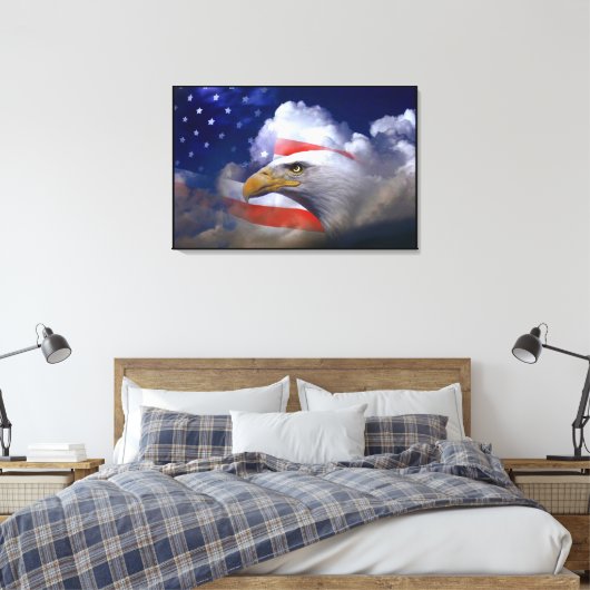 Bald Adler 4. Juli verheert Leinwanddruck (Insitu (Schlafzimmer))