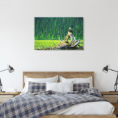 Bald-Adler am Zweig Leinwanddruck (Insitu (Schlafzimmer))