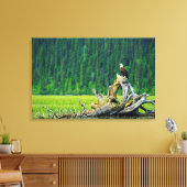 Bald-Adler am Zweig Leinwanddruck (Insitu (Wohnzimmer))