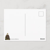Bald-Adler an der Grenze Postkarte (Rückseite)