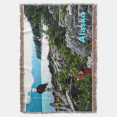 Bald-Adler an der Küste von Alaska Decke (Vorderseite Vertikal)