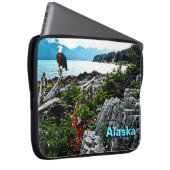 Bald-Adler an der Küste von Alaska Laptopschutzhülle (Vorne Rechts)