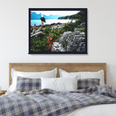 Bald-Adler an der Küste von Alaska Leinwanddruck (Insitu (Schlafzimmer))