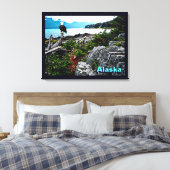 Bald-Adler an der Küste von Alaska Leinwanddruck (Insitu (Schlafzimmer))