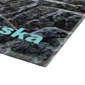 Bald-Adler an der Küste von Alaska Schneidebrett (Ecke)