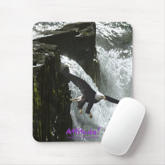 Bald Adler Attitude! Motivierend Mousepad (Mit Mouse)