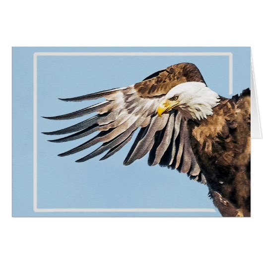 Bald Adler auf dem Flügel (Vorderseite (Horizontal))