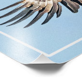 Bald Adler auf dem Flügel Fotodruck (Ecke)