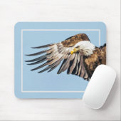 Bald Adler auf dem Flügel Mousepad (Mit Mouse)