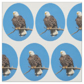 Bald-Adler auf einem Baumzweig Stoff (Muster)