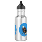 Bald-Adler auf einem Baumzweig Trinkflasche (Rechts)
