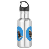 Bald-Adler auf einem Baumzweig Trinkflasche (Rückseite)