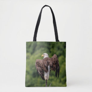 Bald-Adler auf einem Zweig Tasche