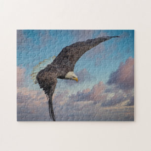 Bald Adler beim Conowingo-Staudamm Puzzle
