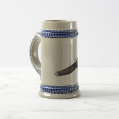 Bald-Adler Bierglas (Vorderseite Links)