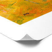 Bald Adler bunt moderne Kunst Power Vertrauen Poster (Ecke)