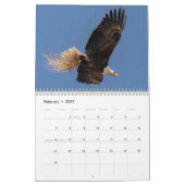 Bald Adler das ganze Jahr Kalender (Feb 2027)