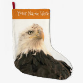 Bald-Adler, der in den Smoky-Himmel verblasst Großer Weihnachtsstrumpf (Vorderseite)