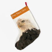 Bald-Adler, der in den Smoky-Himmel verblasst Großer Weihnachtsstrumpf (Rückseite (Hängend))