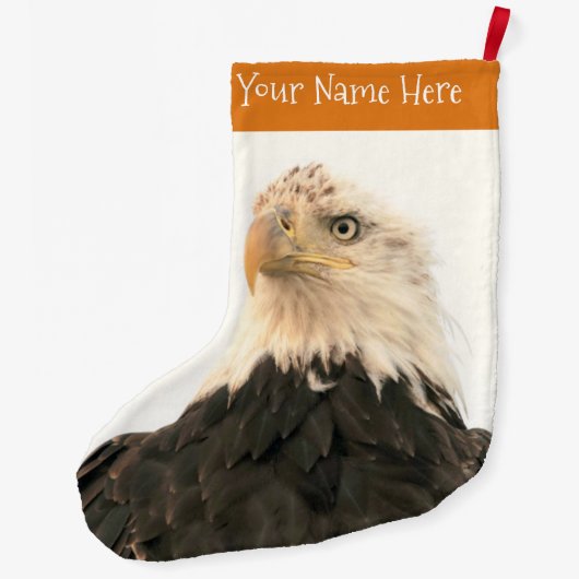 Bald-Adler, der in den Smoky-Himmel verblasst Großer Weihnachtsstrumpf (Rückseite)