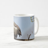 Bald-Adler (Der Vogel, der den Vogel spendet) Kaffeetasse (VorderseiteRechts)
