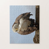 Bald-Adler (Der Vogel, der den Vogel spendet) Puzzle (Vertikal)