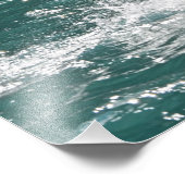 Bald-Adler fangen einen Fisch Fotodruck (Ecke)