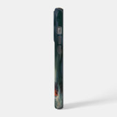 Bald Adler Fangen Sie einen Lachs in der Abenddämm iPhone Hülle (Linke Seite)