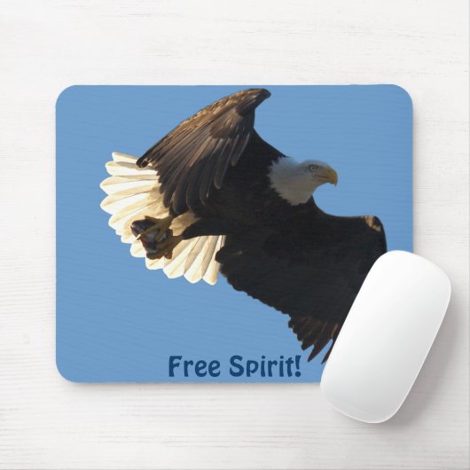 Bald-Adler-Flugabholung II Mousepad (Mit Mouse)