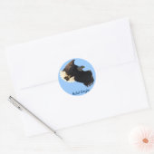 Bald-Adler-Flugabholung II Runder Aufkleber (Umschlag)