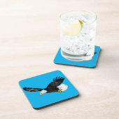 Bald Adler Flying Blue Untersetzer - Ihre Farbe (Rechte Seite)