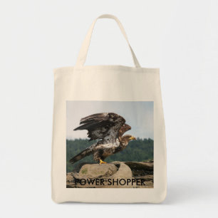Bald Adler für Flug, POWER SHOPPER Tragetasche