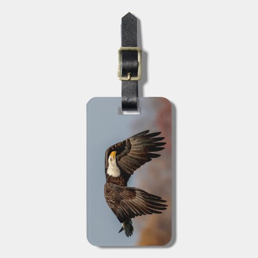 Bald-Adler Gepäckanhänger (Vorderseite vertikal)