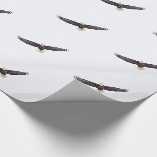 Bald-Adler Geschenkpapier (Ecke)