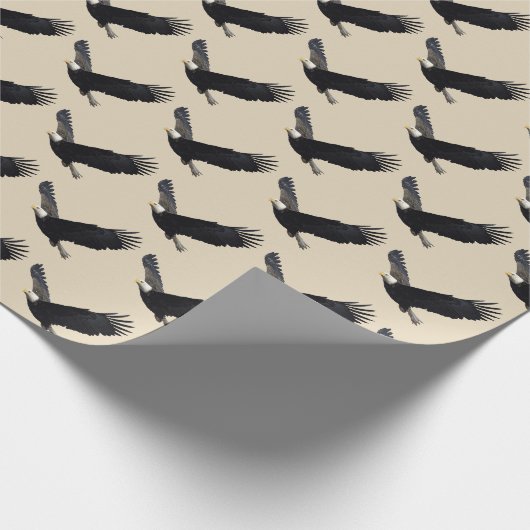 Bald-Adler Geschenkpapier (Ecke)