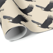 Bald-Adler Geschenkpapier (Rolleneckpunkt)