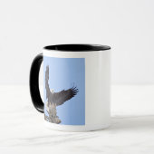 Bald-Adler (Haliäetus leucocephalus) mit Flügeln Tasse (Vorderseite Links)