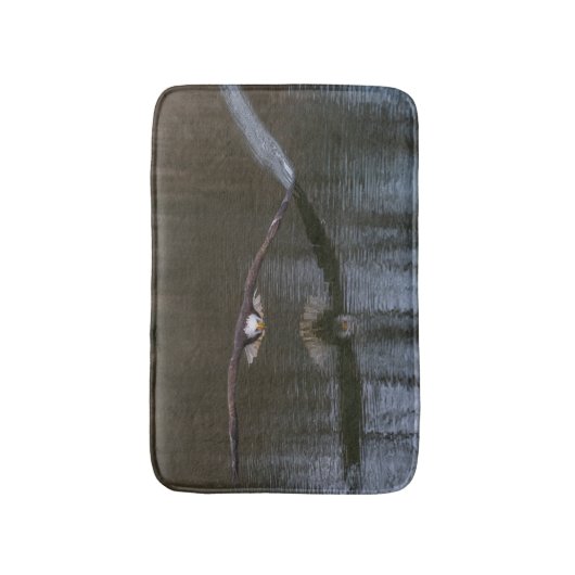 Bald Adler im Flight Bath Mat Badematte (Vorderseite Vertikal)