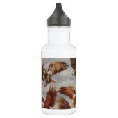 Bald Adler im Flug Edelstahlflasche (Links)