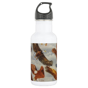 Bald Adler im Flug Edelstahlflasche
